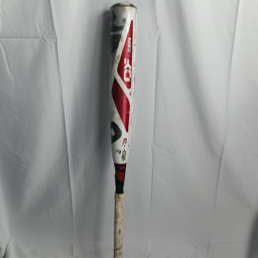 DeMarini CF Zen BBCOR Baseball Bat 33/30 CBC-17 White Red Balanced -3